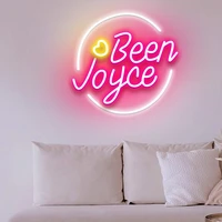 custom wedding neon sign been joyce wall art led light for home bedroom engagement party wall decor personalized gift for her