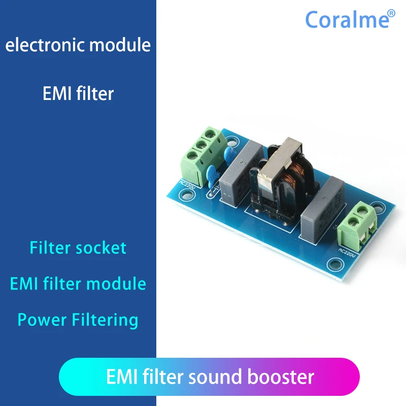 

EMI Filter Filter Socket Sound Booster EMI Filter Module Power Filter