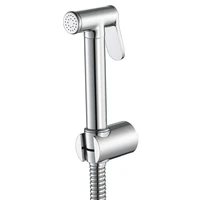 handheld bidet sprayer brass toilet faucet with 1 2m stainless steel sprayer hose and shower base