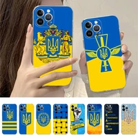 ukraine flag phone case for iphone 14 11 12 13 mini pro xs max cover 6 7 8 plus x xr se 2020 funda shell