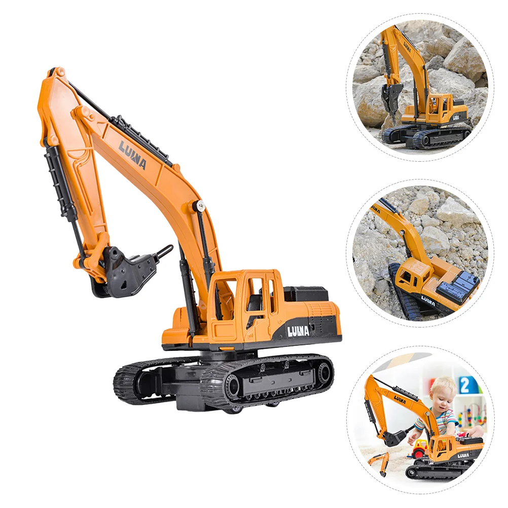 

Toddler Toy Excavator Interesting Plaything Inertia Model Playset Imitation Educational