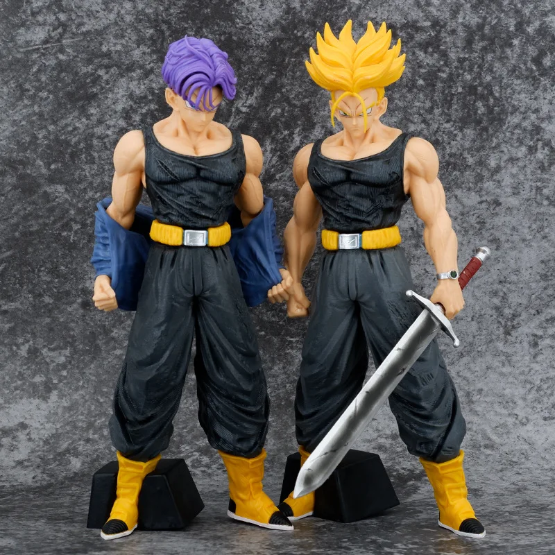

29cm Dragon Ball Z Trunks Anime Figure Gk Super Saiyan Action Figures Pvc Statue Figurine Model Doll Collector Toys Kids Gift