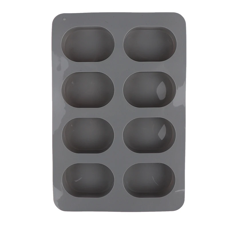 

8 Holtes Crafts Silicone Soap Mold, Oval Shape Soap Mold Crafts Mold Diy Handmade Soap Mold