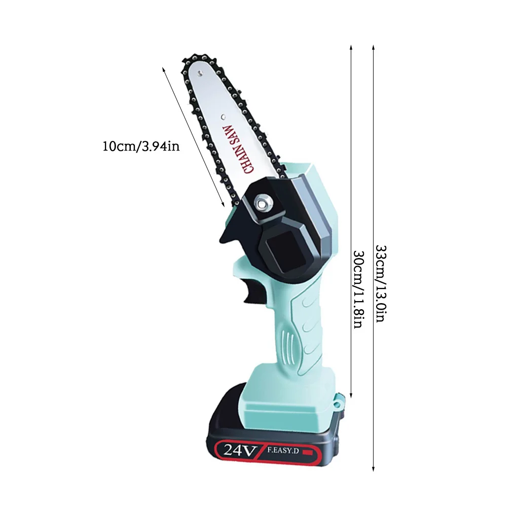 

Chainsaw Woodworking Electric Handheld Chainsaw 550W Branches Pruning Chain Saw Woodworking Tool Green UK Plug