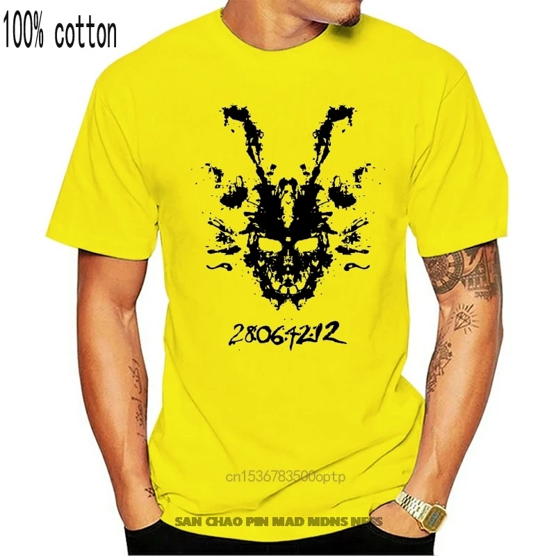 

One Yona Donnie Darko T Shirt Imaginary Inkblot Donnie Darko Shirt T-Shirt Short-Sleeve Shirt Printed 100 Cotton Awesome Tshirt
