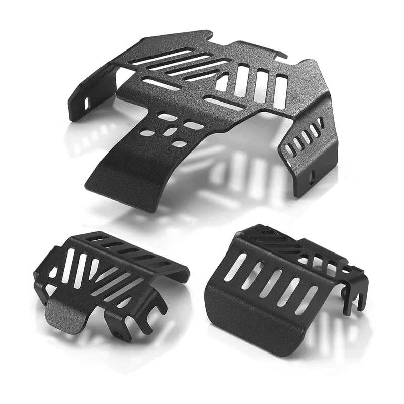

RC Chassis Armor Kit Of TRX4 Car, Stainless Steel Power Spray Of TRAXXAS TRX4 Sports Body, Link Shock Shaft Protector