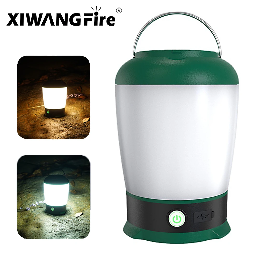 

Портативный светодиодный фонарь с зарядкой от USB, фонарь для кемпинга, светильник онарь для рыбалки, освещение для улицы, работы, ремонта, вс...