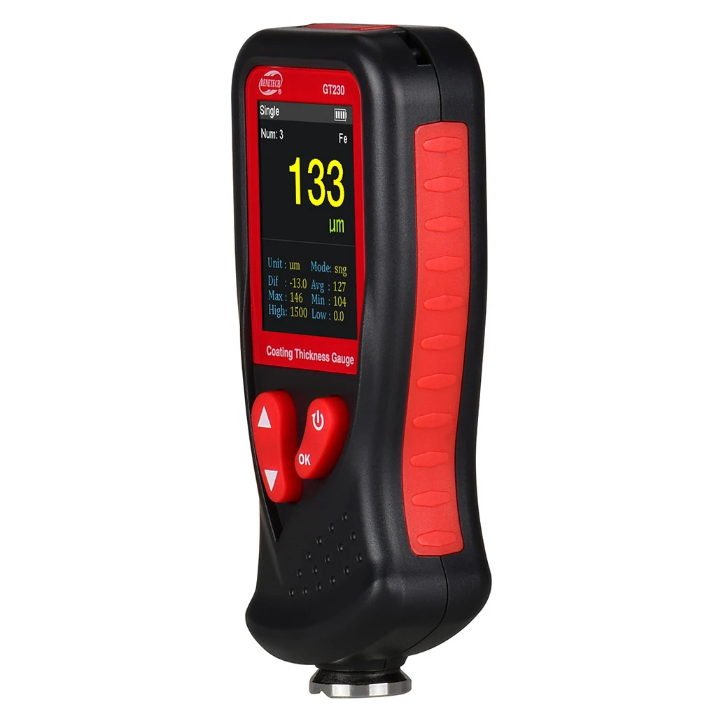 

Цифровой автомобильный измеритель толщины покрытия тестер с голосовым вещанием