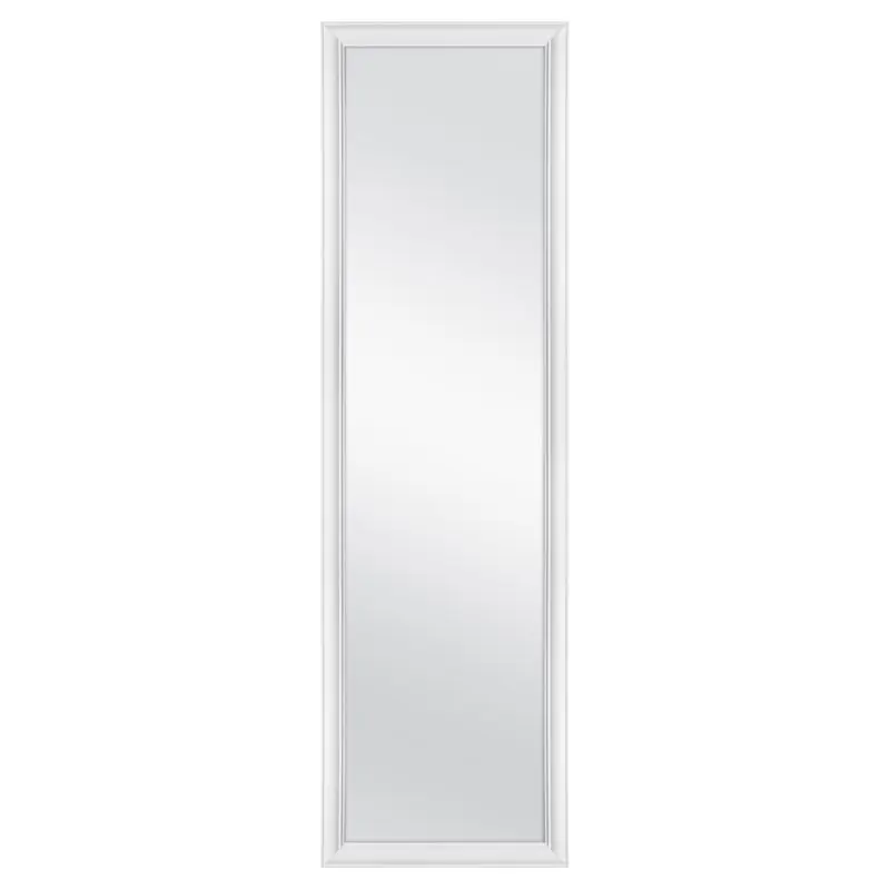 

Finish Classy 14.25IN X 50.25IN White Finish Mirror with Hardware for Home or Office Decoration.