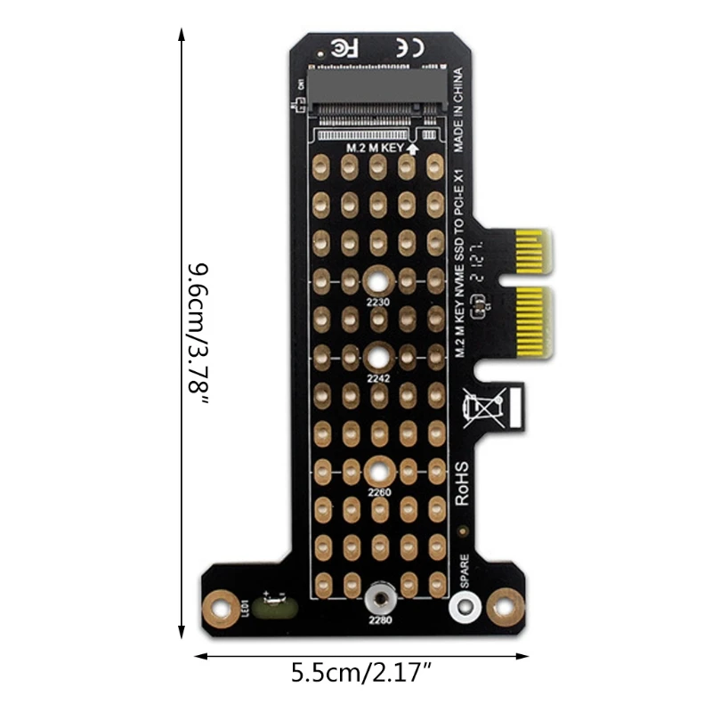 Дополнительная твердотельная плата расширения для M.2 NVME — PCIE 2230–2280 NVM