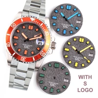 modified watch color plate japan nh35 automatic mechanical watch snowflake candy surface luminous snowflake 40mm