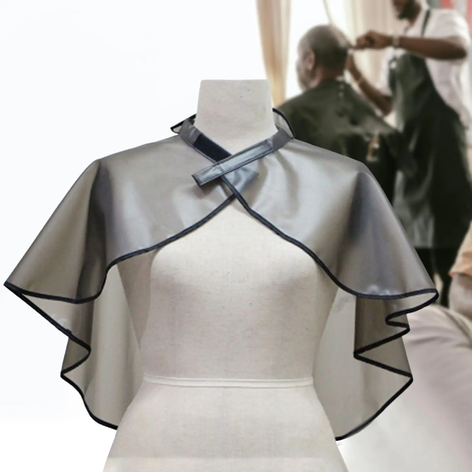 Ing Cape Salon Cloak Bib Smock For Hair Cutting Dyeing Perm Hairdressing Styling Coloring