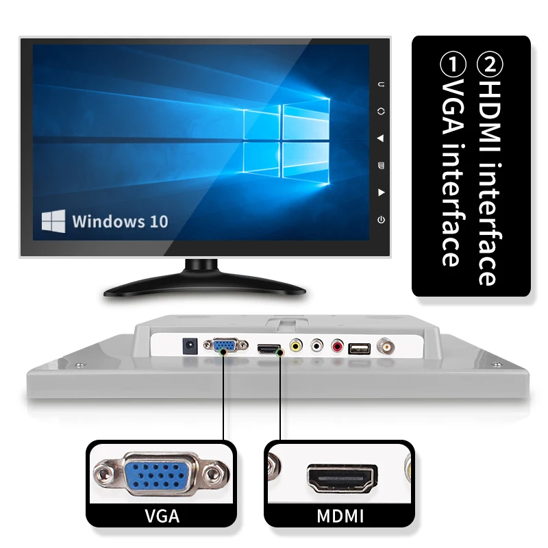 

1280*800 HD Screen Waterproof Industrial TFT LCD Capacitive/Resistive Touch Screen Embedded Monitor 10 inch Display Panel