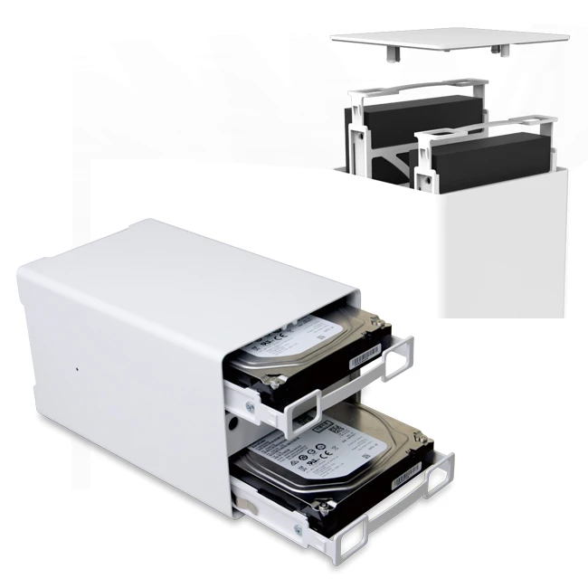 

Egreat X6 NAS 2-Bay DiskStation NAS комплект для сборки персонального частного облака (бездисковый)