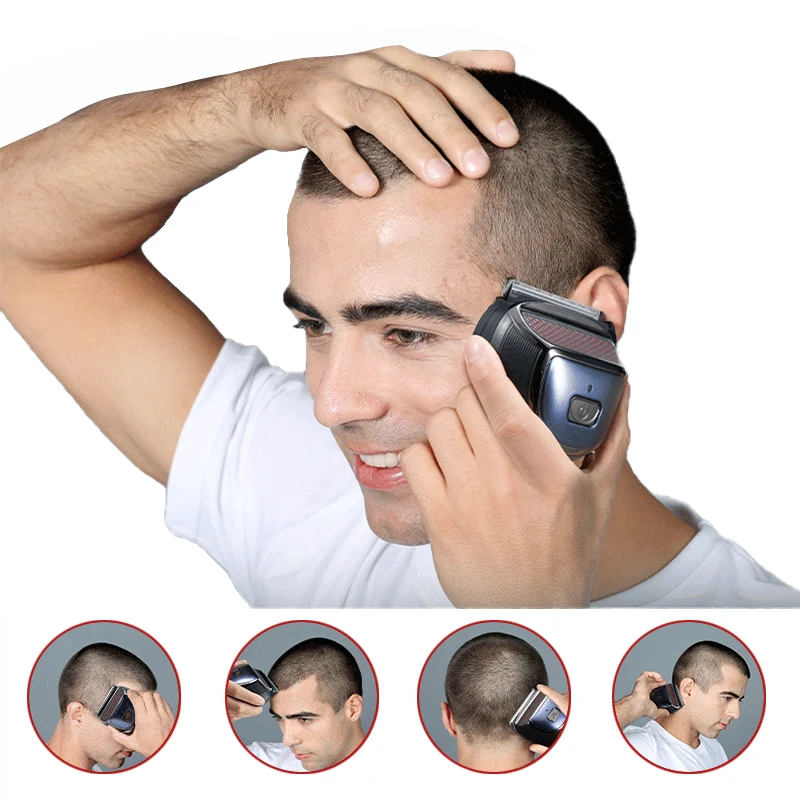 

Short Hair Cutting Machine Beard Trimmer Cutter for Men's Grooming Clipper Electric Haircut Shaver Self Hairclipper Mini 1773