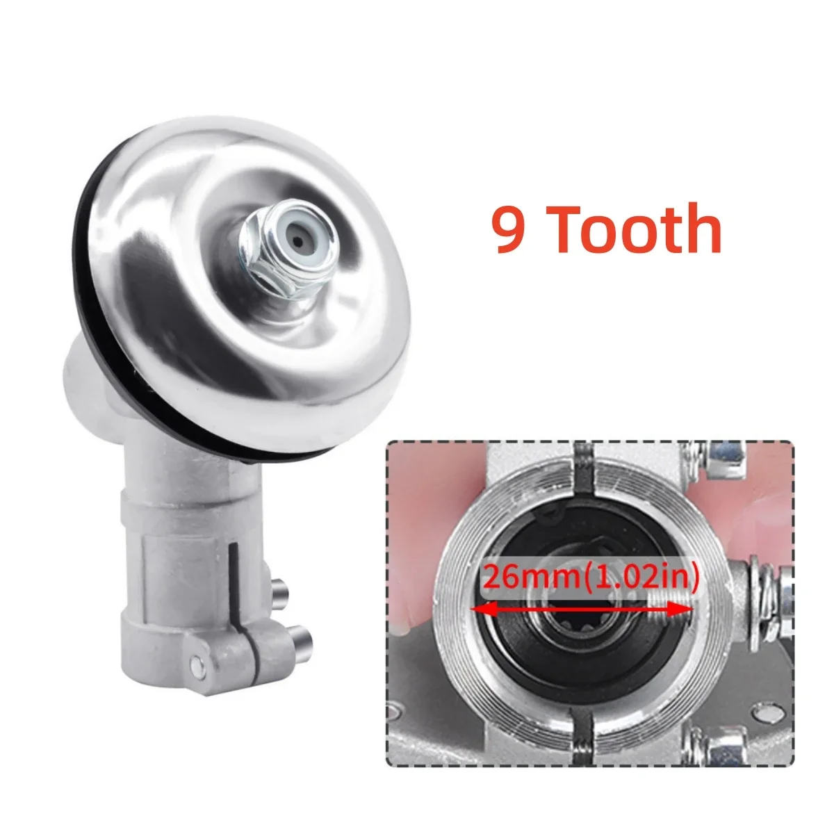 

Редуктор для триммера FNICEL Gearhead Gearbox 26/28 мм 7/9 зубьев