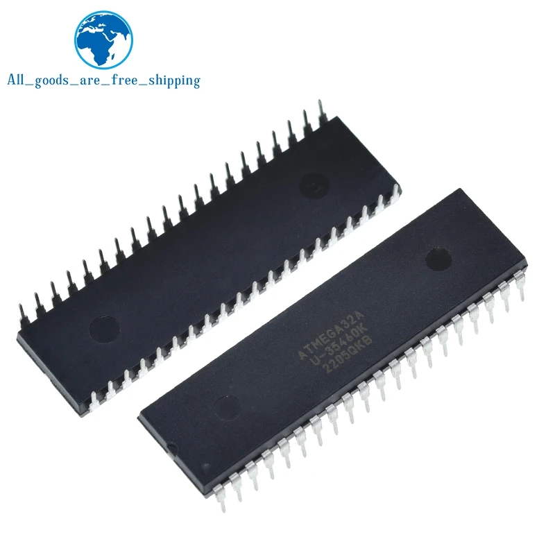 TZT ATMEGA32A-PU DIP ATMEL ATMEGA32A ATMEGA32 DIP40 программируемая вспышка | Электронные компоненты и