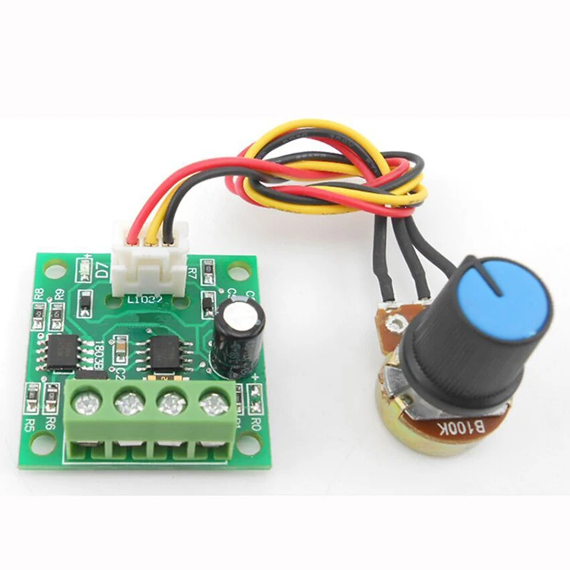 

PWM DC Motor Regulator Low Voltage 1.8v 3v 5v 6v 12v Motor Driver Speed Controller Module Current Control Output 0-2A DIY Supply