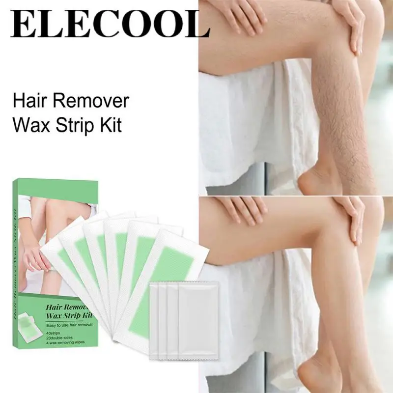 

Hair Removal Wax Strips Double Side Gentle Fast Body Face Hair Remove Beauty Health Epilator Wax Strip Paper