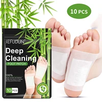 detox foot patches bamboo charcoal natural detox foot care tool cleanse body toxins relieve pain improve sleep slim foot sticker