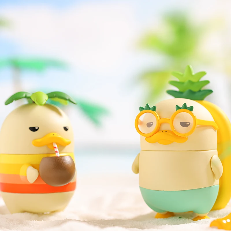 

POP MART Duckoo Tropical Island Series Blind Box Collectible Action Kawaii Anime Figures Birthday Mystery Box Box Surprise Gift