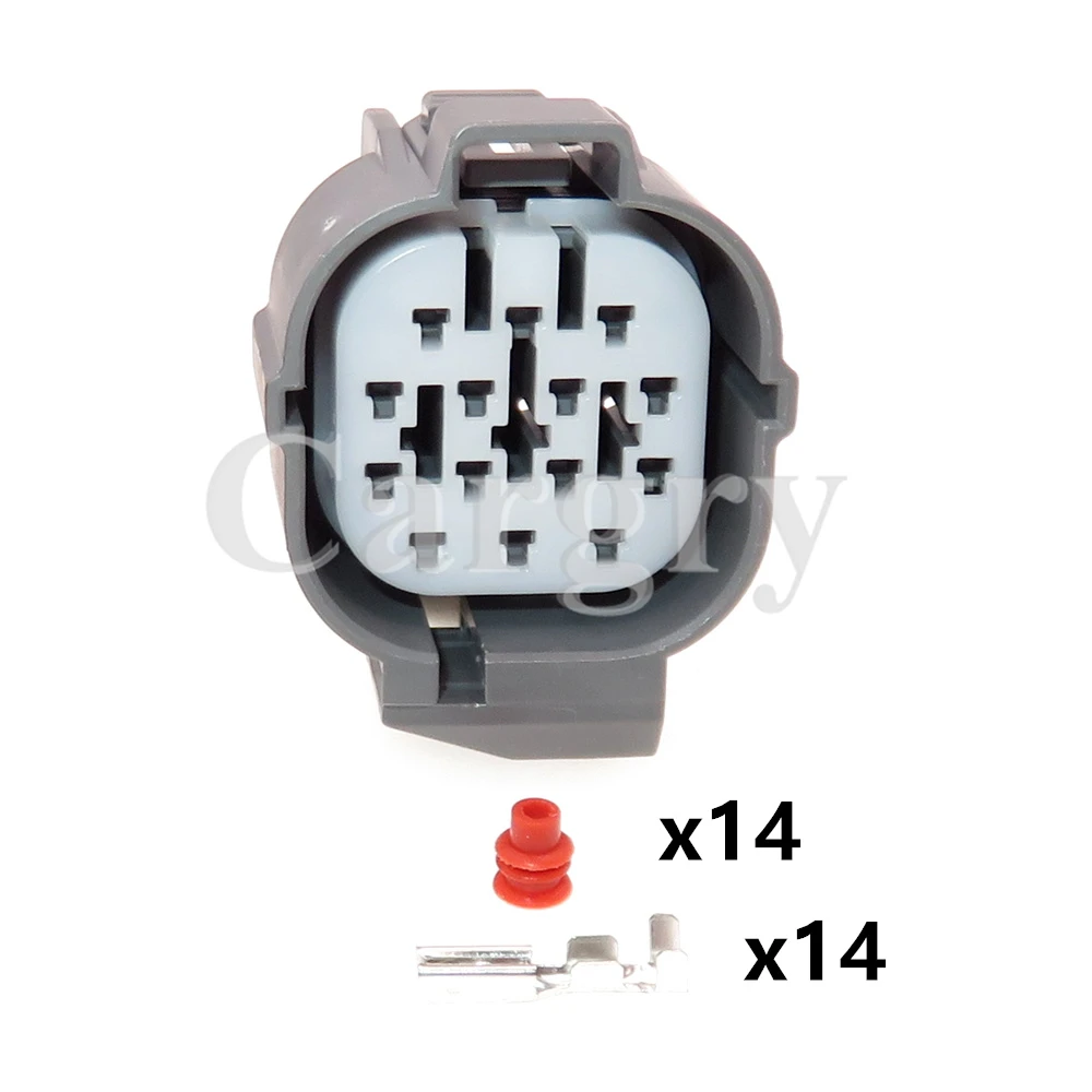 1 комплект, Автомобильный Электрический проводной разъем 14P 6181-0077 6189-0136 6918-0337, автомобильный водонепроницаемый разъем