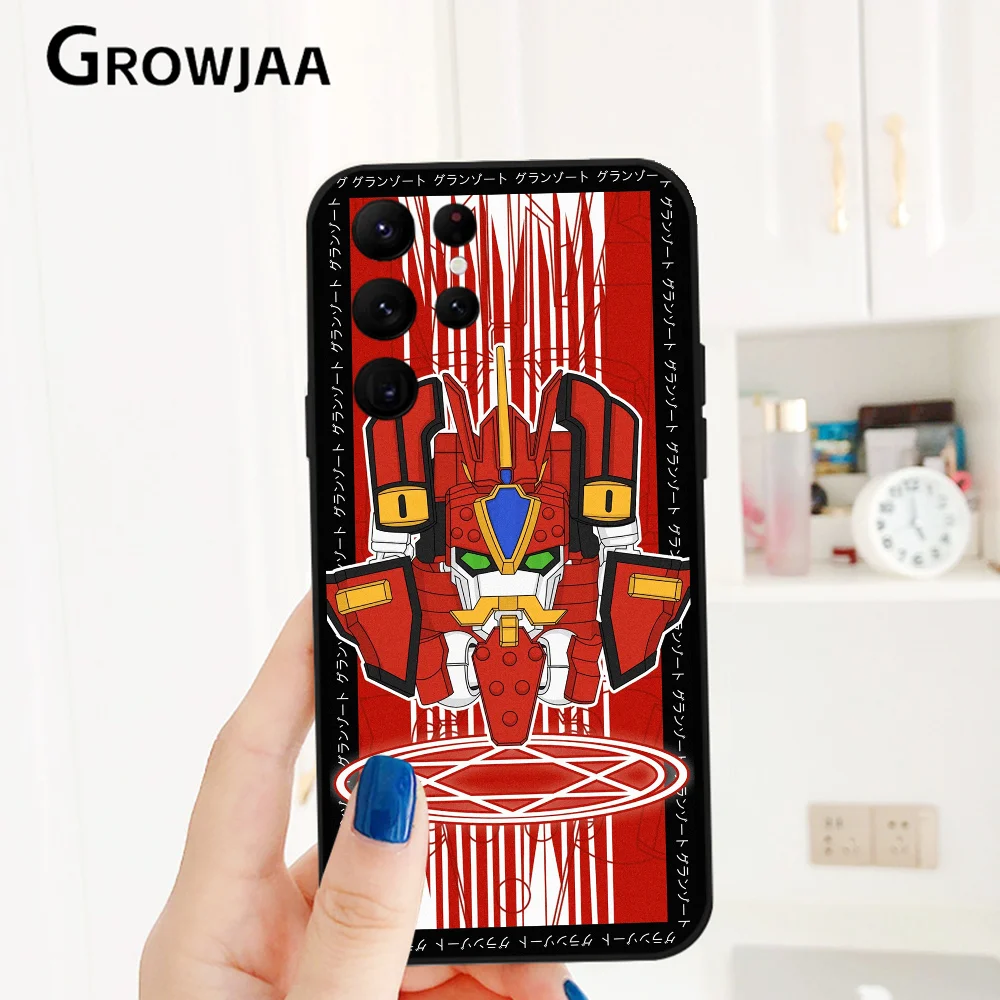 M-Mado King G-Granzort Phone Case for Samsung Galaxy S24 Ultra S22 S23 S21 S20 5G Protective Silicone TPU Funda