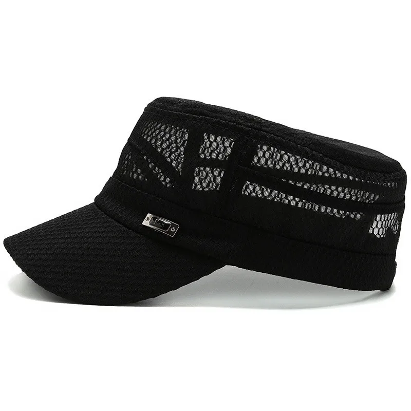 4PCS Flat Top Mesh Caps Men Women Baseball Cap Tide Hats 2021 New Style Quick-drying Casual Running Sun Hat Breathable Balaclava