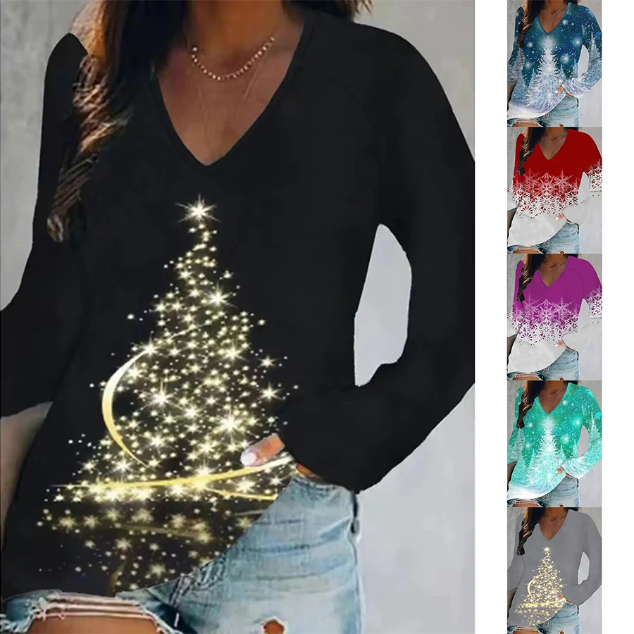 

Женский облегающий Топ с длинным рукавом и V-образным вырезом