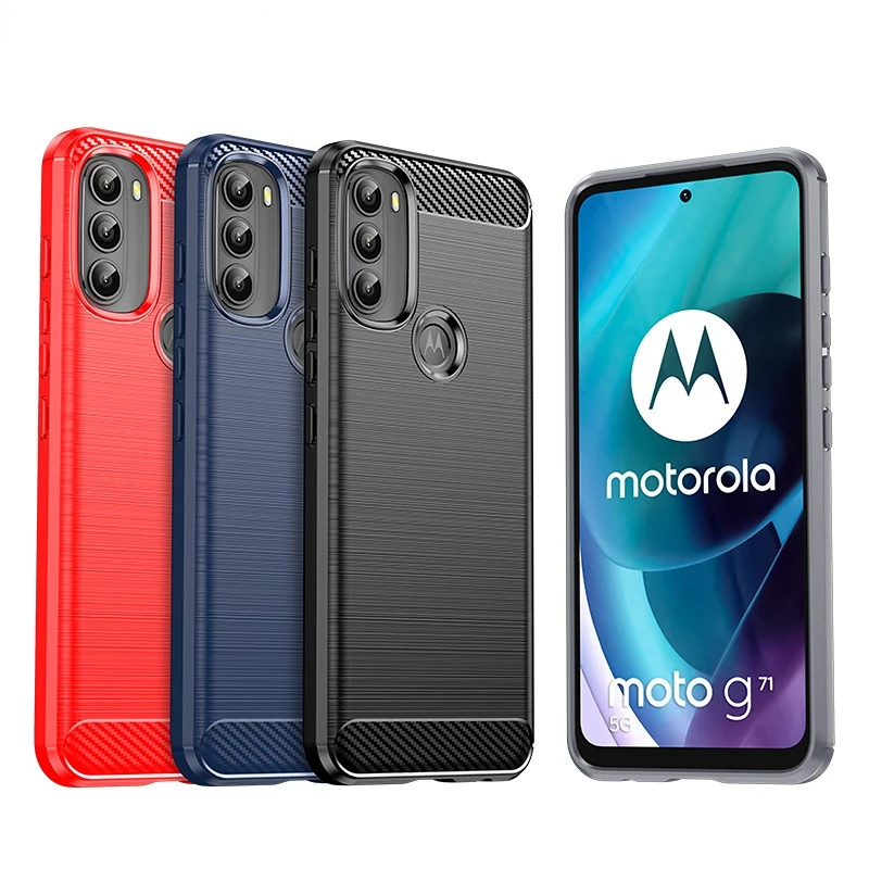 

Case For Motorola Moto G60 G9 G22 Edge 20 G8 Plus Power G30 TPU Shock-Absorption Military Grade Drop Protection Phone Case Cover