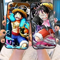 one piece anime phone case for samsung galaxy s8 s8 plus s9 s9 plus s10 s10e s10 lite 5g plus coque black soft back