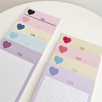 ins colorful love cute memo pad b5 student learning notes kawaii creative diary stationery office school supplies 30 sheets