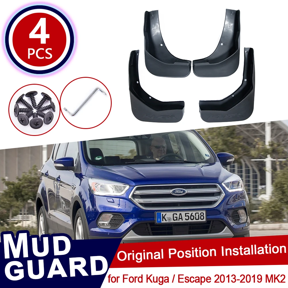 

Для Ford Kuga Escape 2013 ~ 2019 MK2 Брызговики, брызговики, брызговики, крыло автомобиля, переднее и заднее 2014 2017 2018