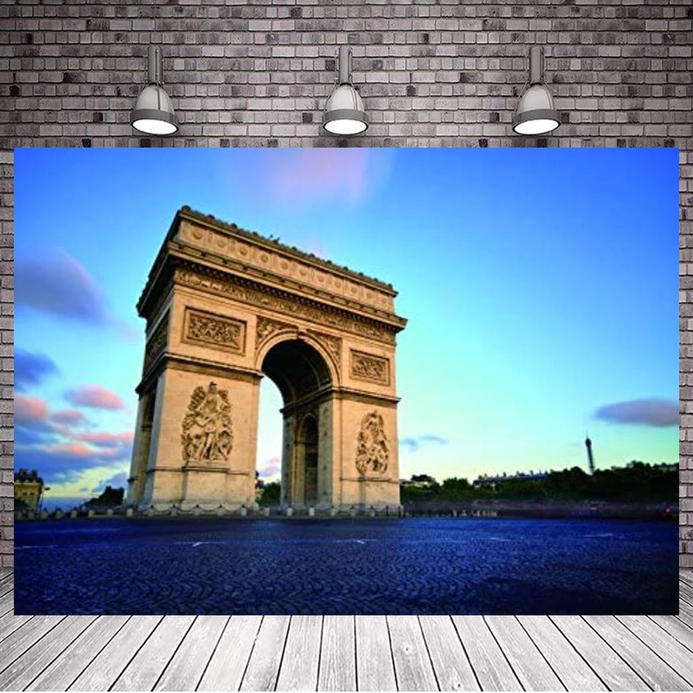 

Фон для фотосъемки с Пасхальной аркой в европейском Париже