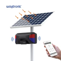 smart outdoor solar infrared human sensor motion wireless home security fence perimeter system