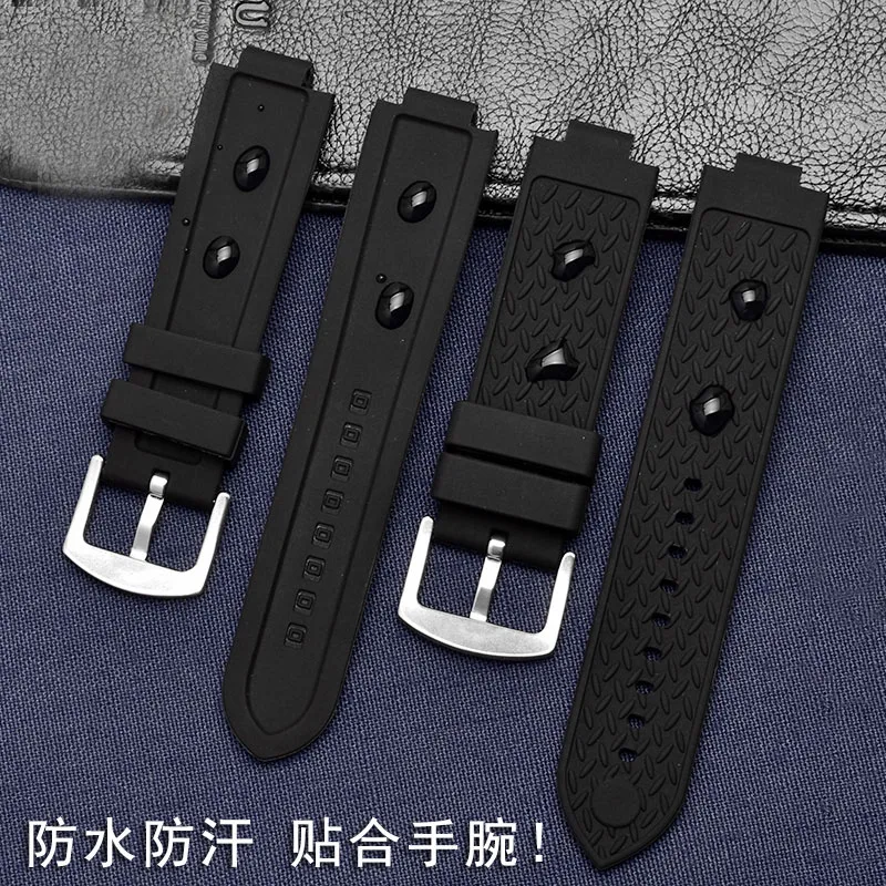 Silicone watch band accessories, suitable for Tudor pelagos Tomahawk 25500, 25600, soft waterproof rubber band 22mm