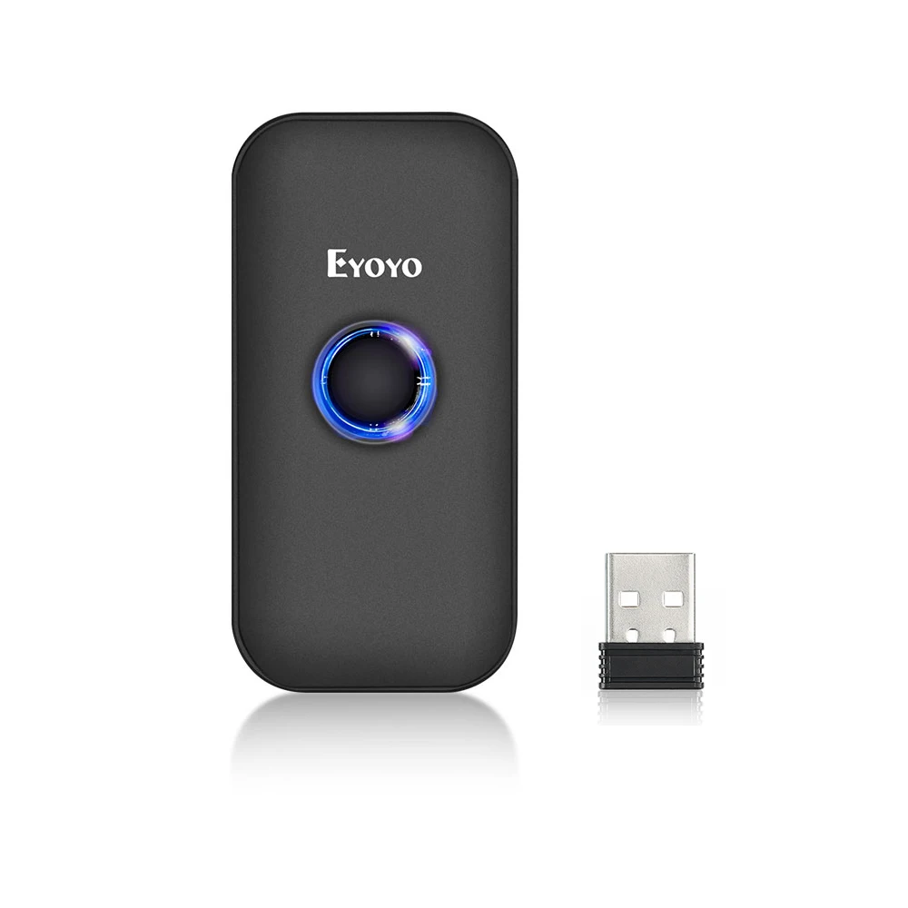 

Eyoyo EY-009L Mini 1D Bluetooth Barcode Scanner Portable Wireless 2.4G / USB Wired Laser Reader Work with Phones Tablet Computer