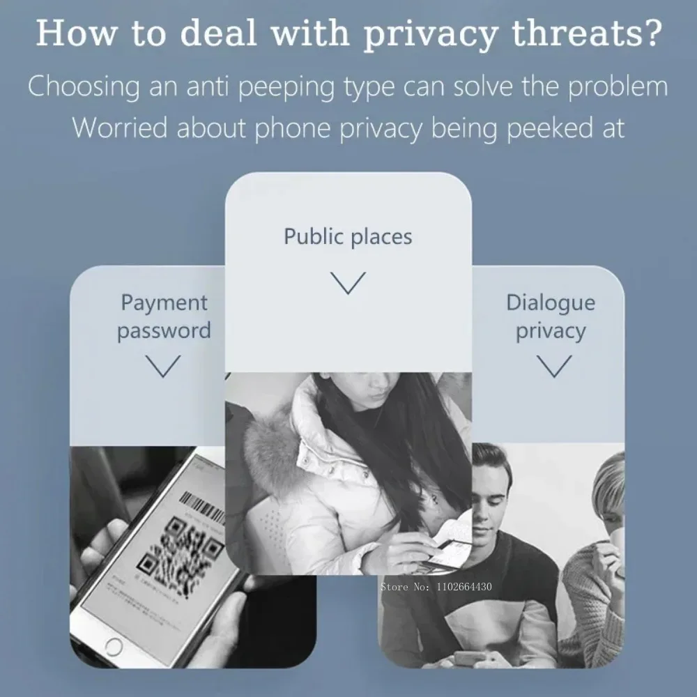 3 шт. изогнутая антишпионская гидрогелевая пленка для Vivo IQOO 12 11 9 8 Pro защитные