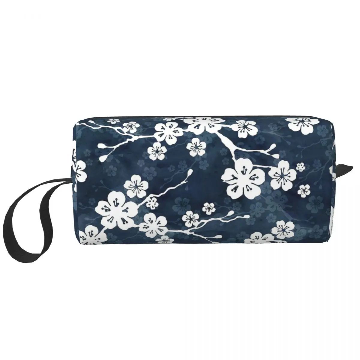 

Cherry Blossom Cosmetic Bag Women Makeup Bags Watercolor Sakura Floral Flower Travel Zipper Toiletry Bag Organizer Merch