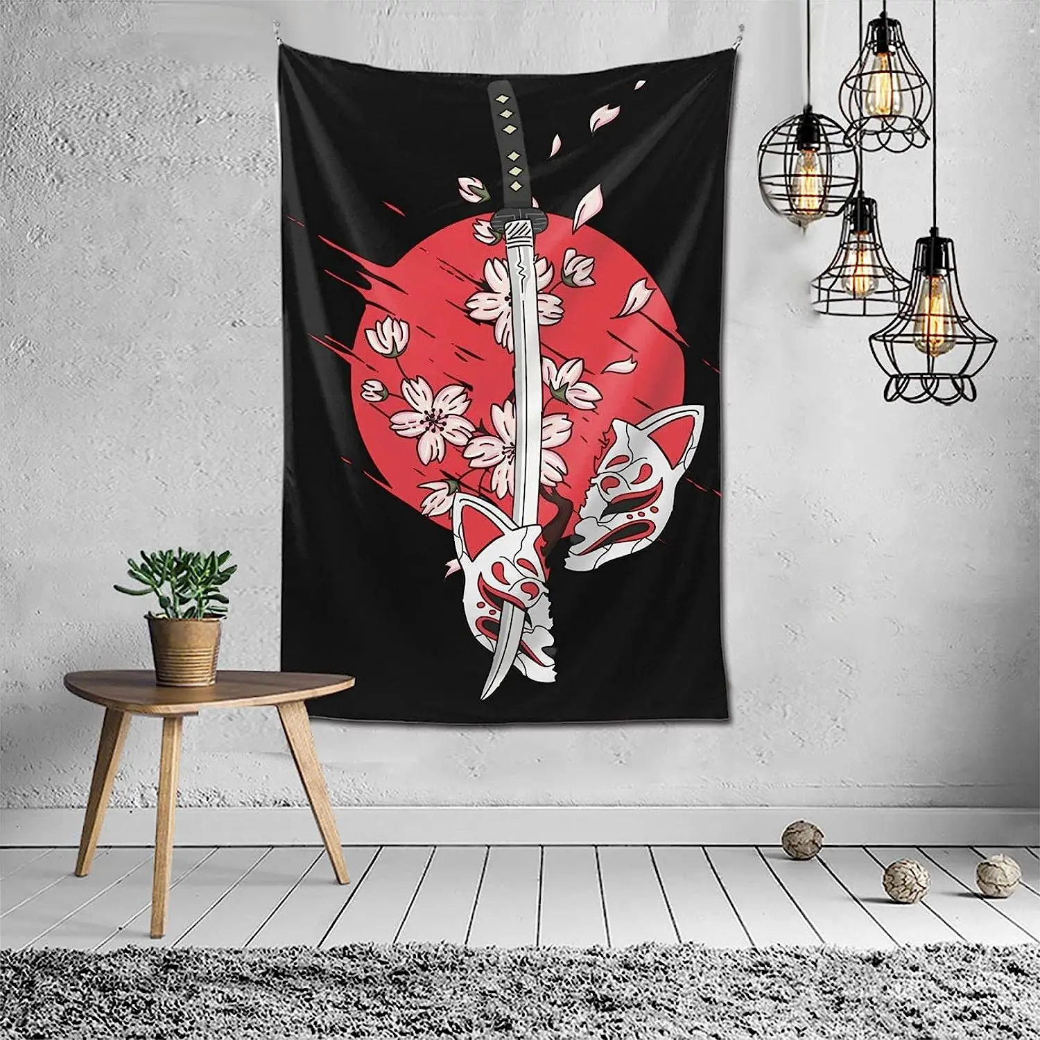 

Популярный грязеотталкивающий гобелен, классический японский аниме-постер, гобелен манга, на заказ