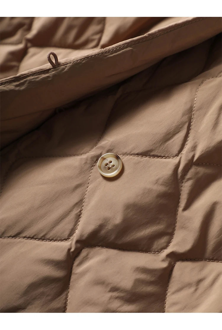 High-quality 90% White Goose Down Jacket Women  Autumn/Winter  Korean Thin  Casacos De Inverno Feminino  Parkas Hooded