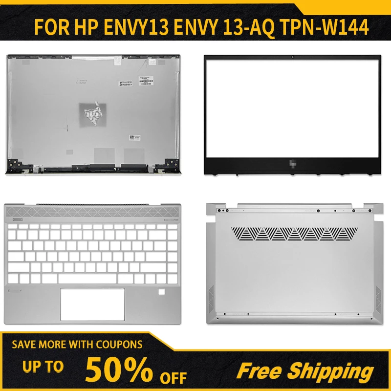

New Laptop Case For HP Envy13 Envy 13-AQ TPN-W144 LCD Back Cover/Front Bezel/Palmrest/Bottom Case Top Under Shell L54933-001