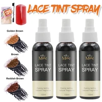 100ml lace tint spray waterproof wig tint spray private label lace tint mousse foam dries quickly dyed mousse foam wholesale