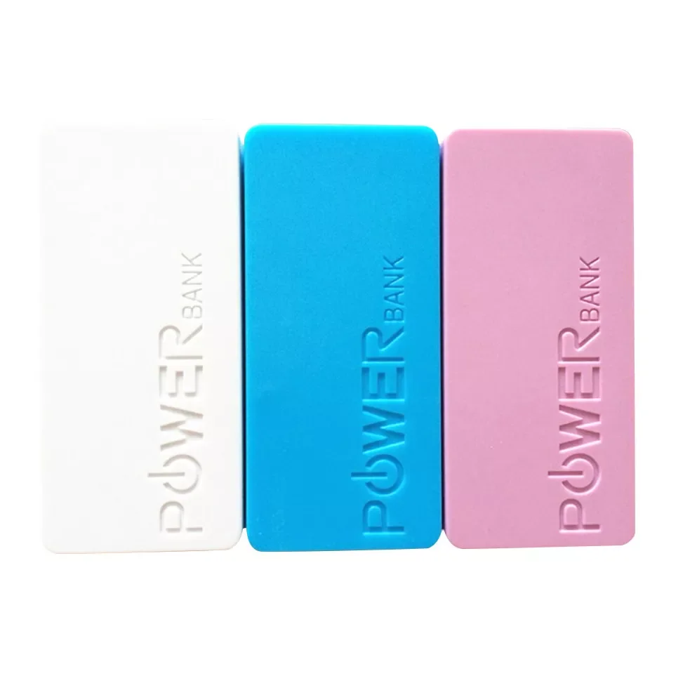 

NEW2022 5600mAh Bank Battery Chargers Case 2X 18650 USB External Backup Power Bank For Iphone Sumsang With Key Chain power banks