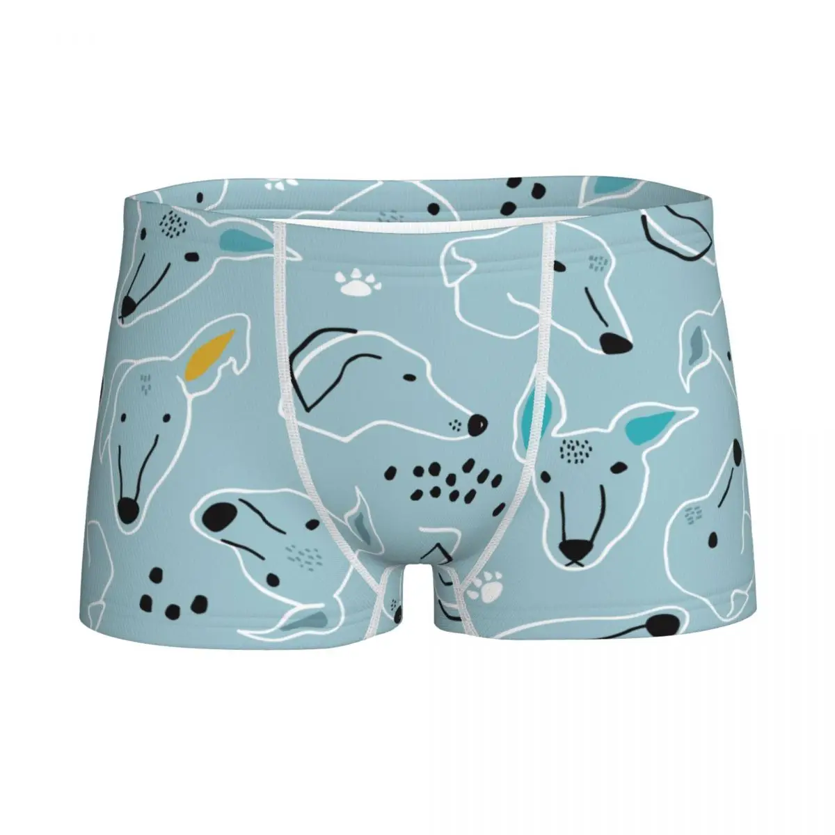 

Greyhound Head Children Boys Underwear Cotton Shorts Panties Animal Men Boxer Fashion Underpants Briefs