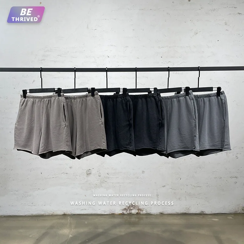 

BE Women's Clothing | 2022 Summer Old Washed Hot Girl Shorts European And American Retro High Street Fashion Brand Women's Pants