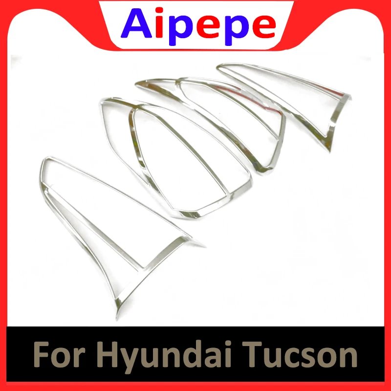 

Для Hyundai Tucson 2016 2017 2018 высококачественный Автомобильный задний фонарь детектор рамка палка хромированный ABS Крышка переключатель