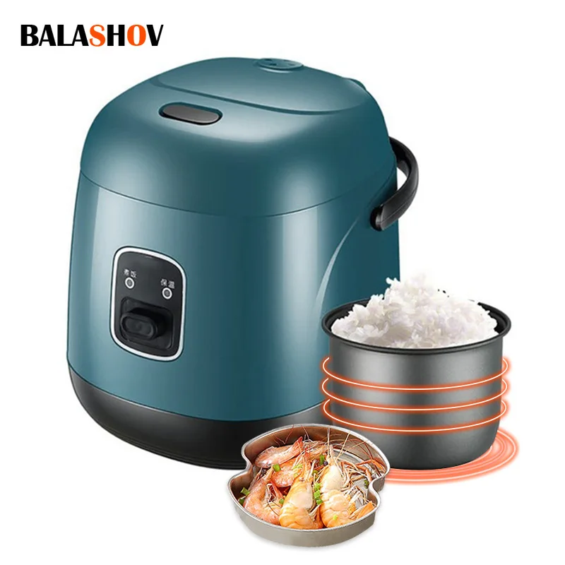 

Mini Rice Cooker Multi-function 1.2L Electric Rice Cooker Non-Stick Household Porridge Cooking Soup Stewing Machine Electric Pot
