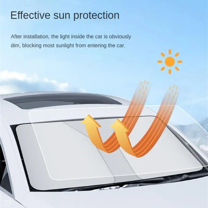 

Universal Sun Visor Stylish Design Universal Durable Effective Sun Protection Easy To Install Summer Car Sunshade Thick Sunshade