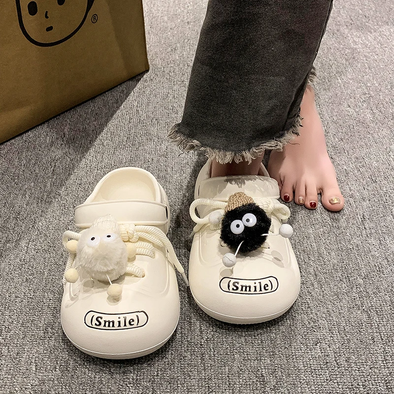 Тапки женские на шнуровке летние тапочки для взрослых и пар модные Нескользящие